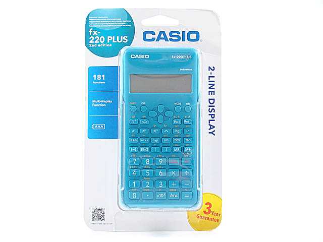 Calcolatrice scientifica Casio Fx-220 Plus – Printer+