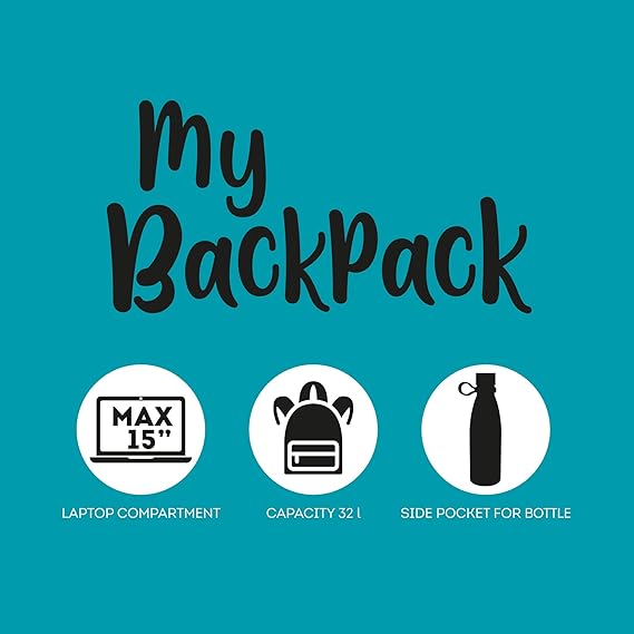 Zaino My Backpack Black di Legami - immagine 4