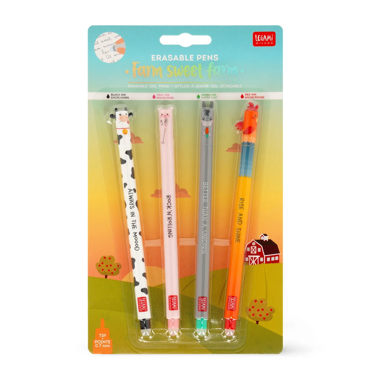 Set di 4 Penne Gel Cancellabili - Erasable Pen - immagine 11