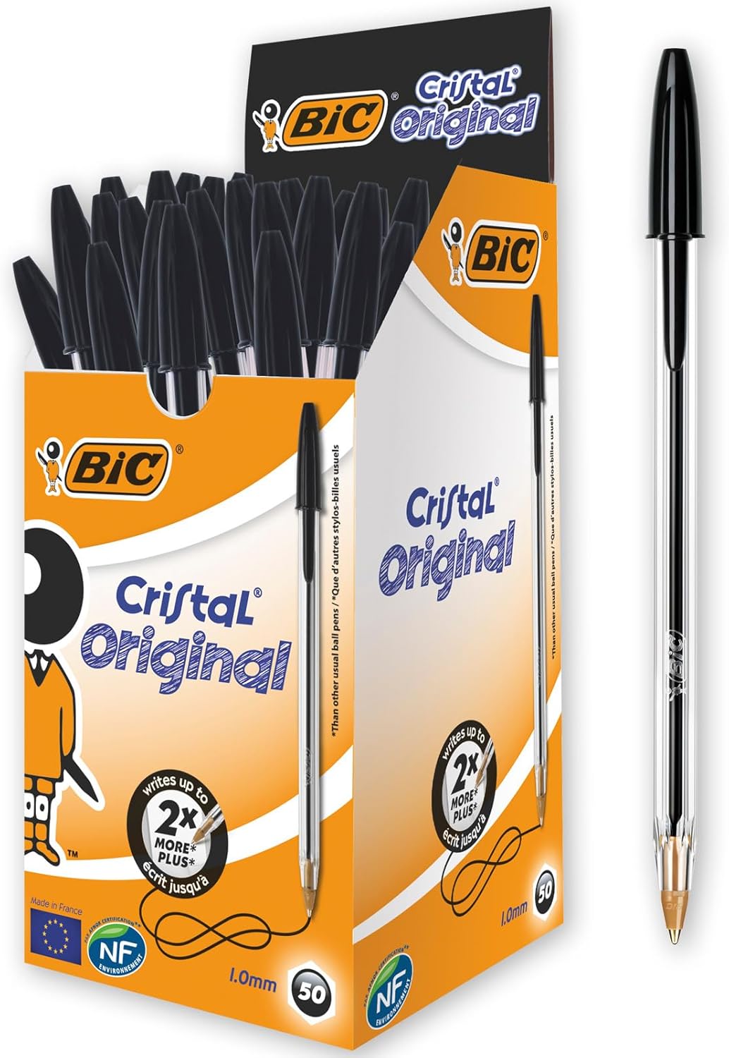 Penna Bic Original Nera a Sfera - immagine 2