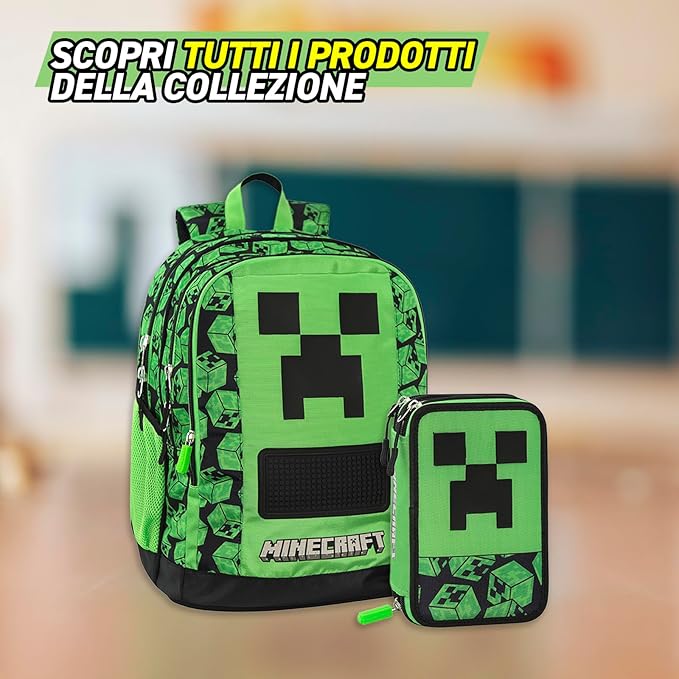Astuccio Scuola Ufficiale Minecraft - immagine 3