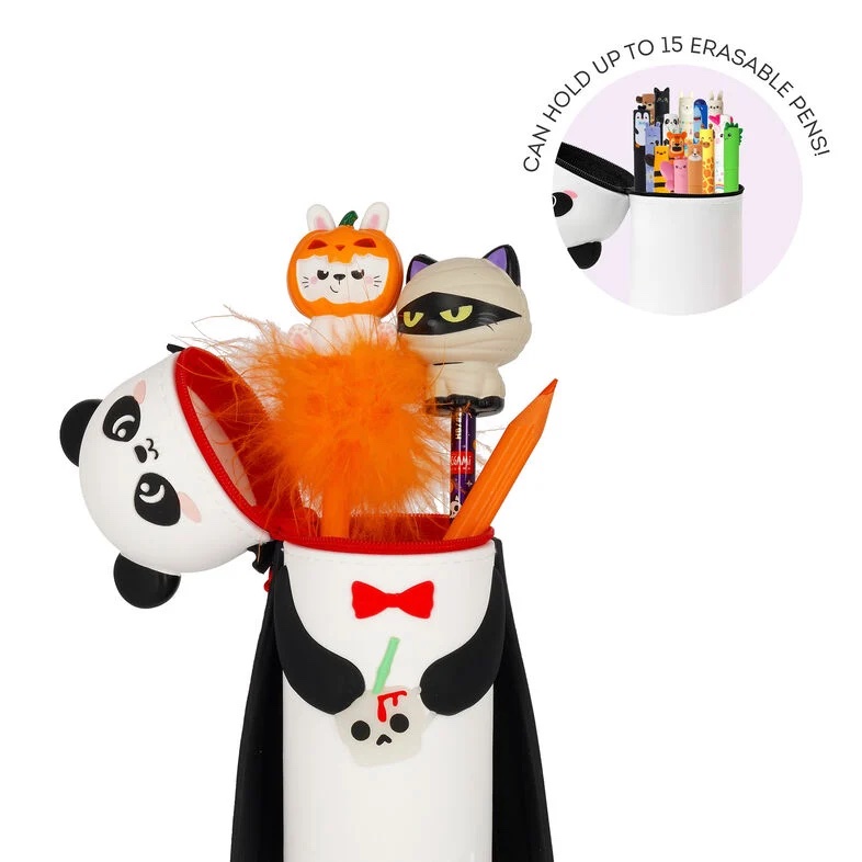 Astuccio 2-in-1 in Silicone Panda "Bam-Boo" Halloween - Kawaii - immagine 4