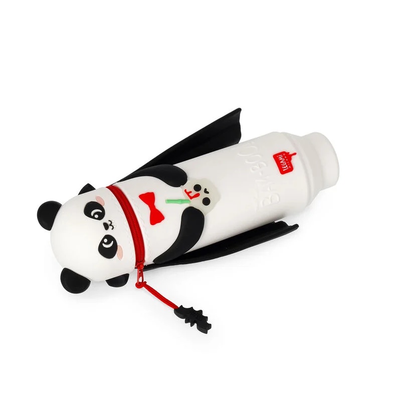 Astuccio 2-in-1 in Silicone Panda "Bam-Boo" Halloween - Kawaii - immagine 3
